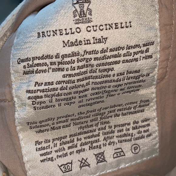 Brunello Cucinelli Womens Pants Wide Leg palazzo Jeans Culottes size 26 - Picture 5 of 14